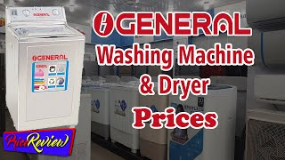 General Washing Machine Prices By Price Review