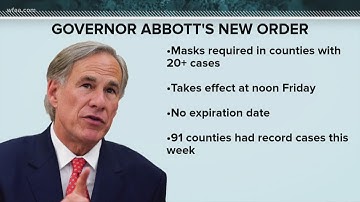Statewide mask order to go into effect July 3 in Texas