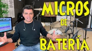 MICROFONOS PARA BATERIA. Elección y colocación