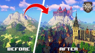 Minecraft: Building A Medieval Halloween Town   Dracula Castle!