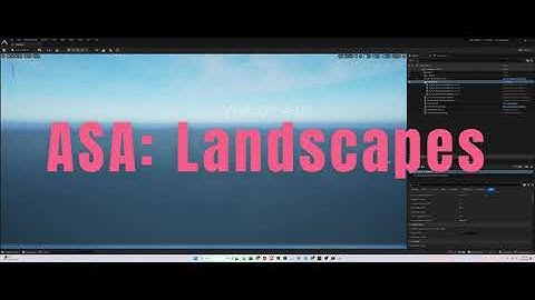 ASA  Dev Kit Landscape Tutorial