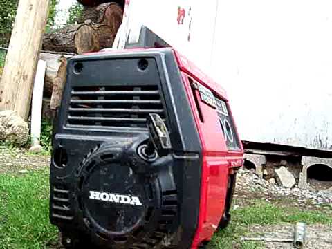 Honda Ex1000 Generator Cold Start Part2 Youtube