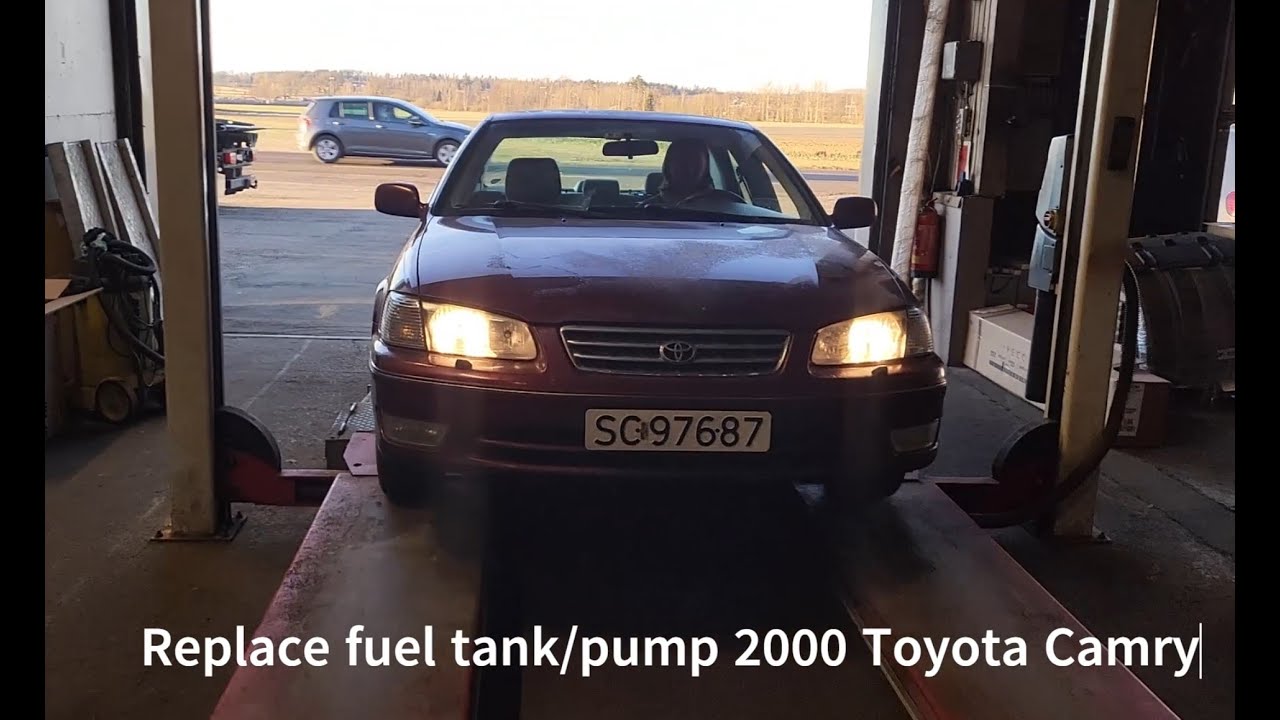 Toyota Camry 1996-2001 XV20 fuel tank and pump removal Replacement Step ...