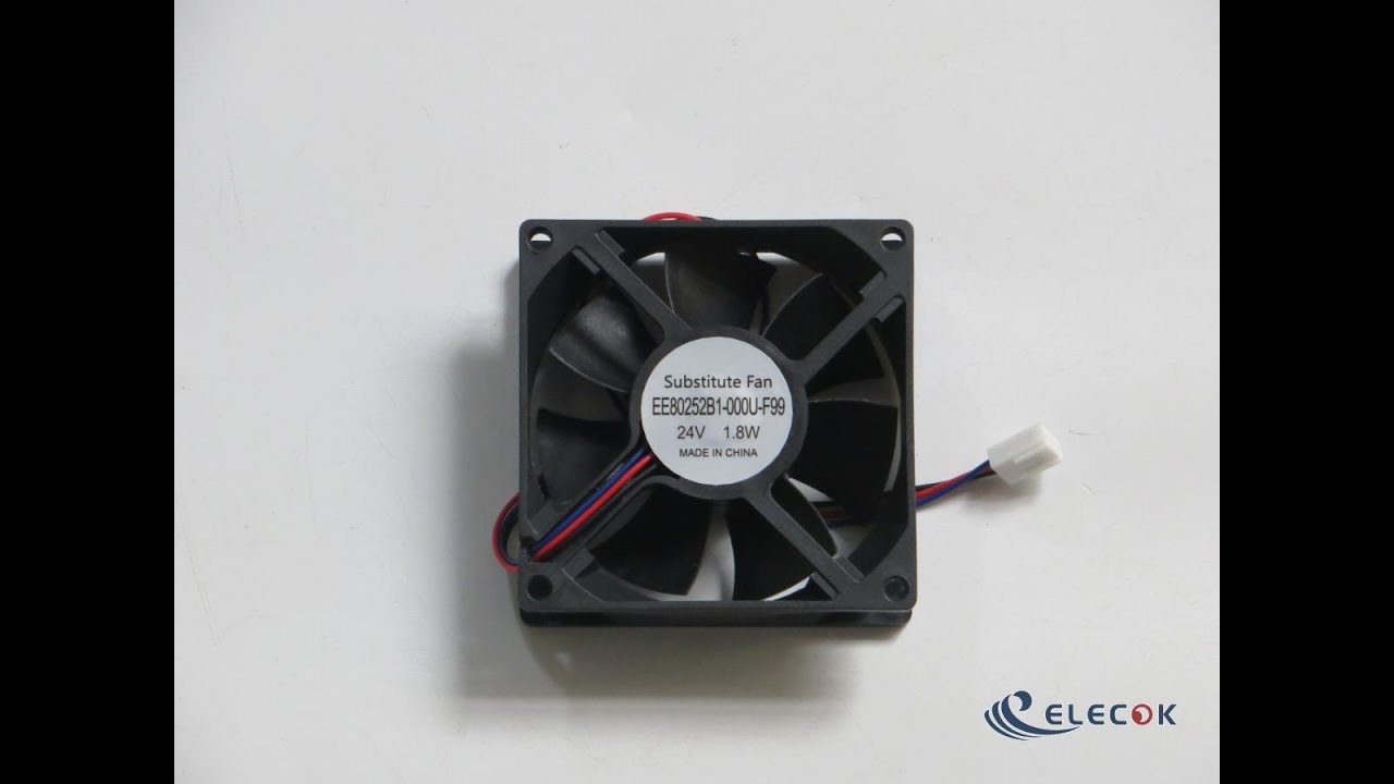 Ventilateur De Refroidissement 80x80x25mm - 9V DC, 0.89W, à 2 Fils - Pour Frigo, Boîtier PC, Alimentation