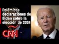 Si Trump no estuviera en campaña, no sé si yo lo estaría: Biden