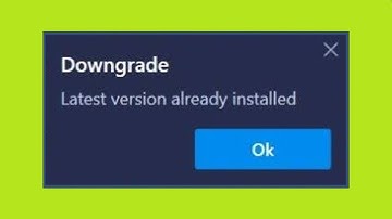 How To Fix BlueStacks -  Latest Version Already Installed Error Windows 10 / 8 / 7