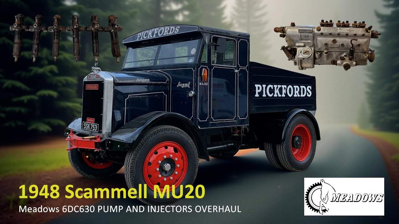 Meadows DC630 1948 Scammell MU20 : Injector Pump & Injectors overhaul
