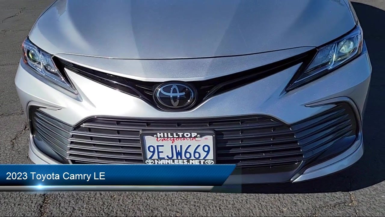 2023 Toyota Camry LE Richmond Pinole Berkeley Concord Vallejo - YouTube