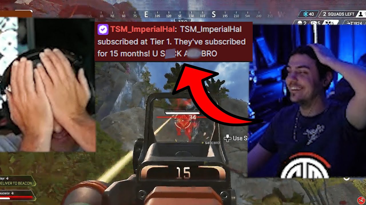 TSM ImperialHal went straight to NICKMERCS's chat after smoking him in ...