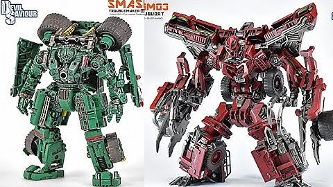 TReveals/Thoughts: Transformers Devil Saviour Painted Prototypes Longhaul/Smash & Overload/Compresor