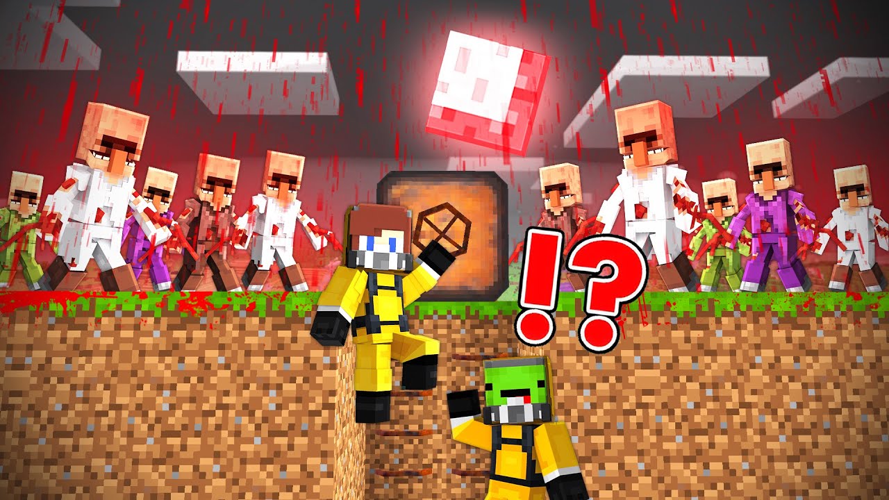BLOOD APOCALYPSE vs Doomsday Bunker in Minecraft - Maizen JJ and Mikey