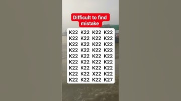 Difficult to find mistake #brainteaser #search #find #shortvideo