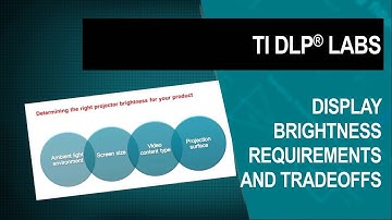 TI DLP® Display Brightness Requirements and Trade-offs