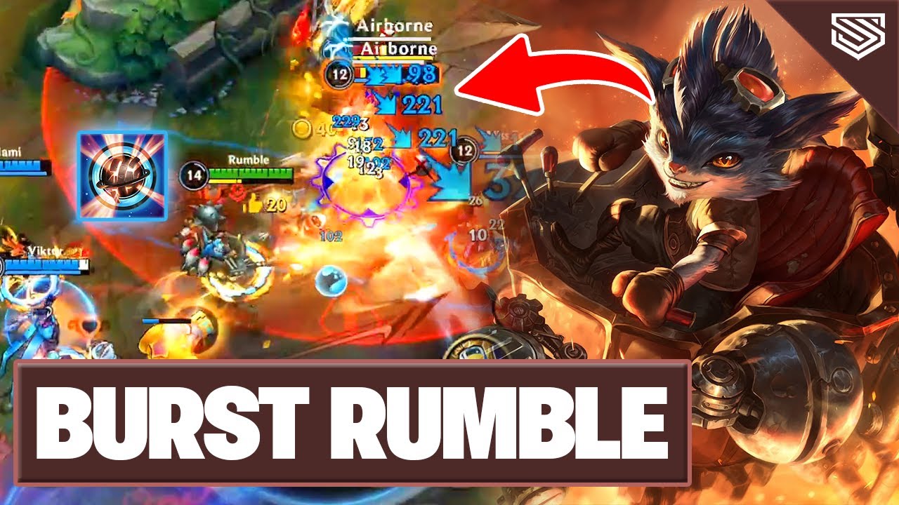 FIRST STRIKE FARMS GOLD 🔥 CRAZY BURST DAMAGE RUMBLE BUILD | WILD RIFT ...
