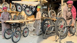 How Are Making Wooden Hand Cart Amazing Process! || Amazing Skills Making Wooden Hand Cart