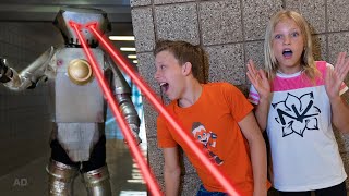 Evil Robot Takes Over Our SCHOOL!
