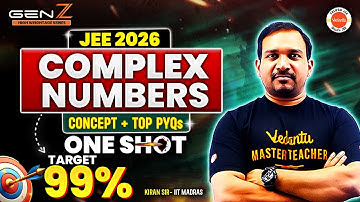 Complex Numbers | Concept + Top PYQs| JEE 2026| JEE Maths| JEE High Weightage Topics| Kiran Sir