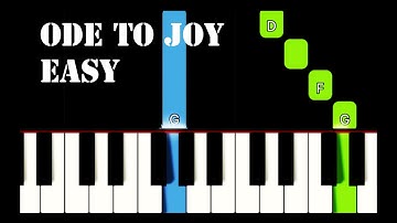 Ode to joy Easy piano version