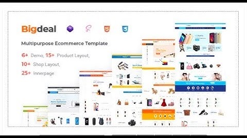 Bigdeal - eCommerce HTML Template | Themeforest Templates