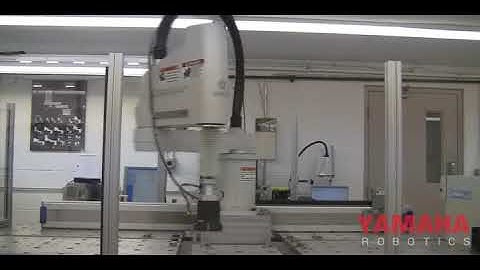 Video   Yamaha SCARA Cleanroom Version Making Various Moves