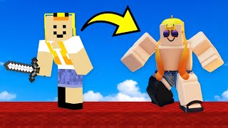 Minecraft bedwars, but in Roblox @JameskiiLive