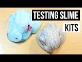 Testing $5 Slime Kits! Holographic and Glitter Mermaid Slime Tutorial