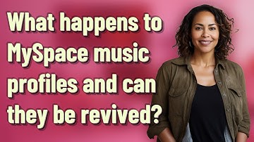 What happens to MySpace music profiles and can they be revived?