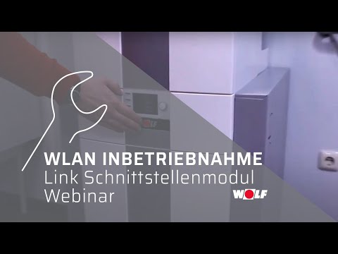 Online Seminar: WLAN – Inbetriebnahme – WOLF Link Schnittstellenmodul