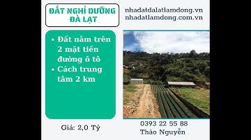 #45 BÁN ĐẤT ĐÀ LẠT: 2 Mặt tiền đường ô tô, khu dân cư yên tĩnh, có view. S: 120m2 xây dựng-Phường 3