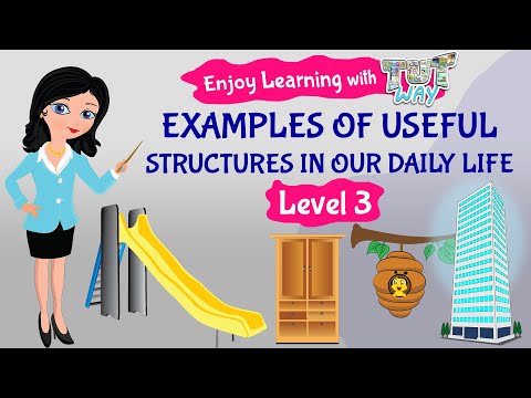 Examples of useful structures in our daily life | Science | Grade-3,4 | TutWay |