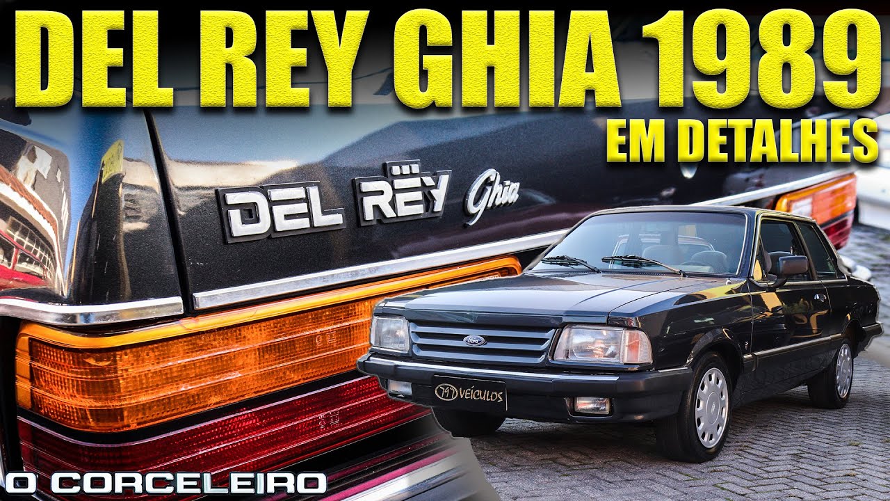 Ford DEL REY GHIA 1989! Último ano com o MOTOR 1.6 CHT! VENDIDO!