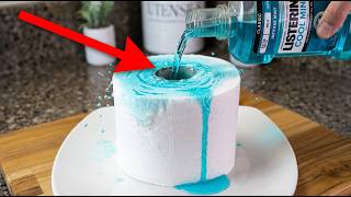 Pour Listerine on Toilet Paper… Watch What Happens Next! 😱