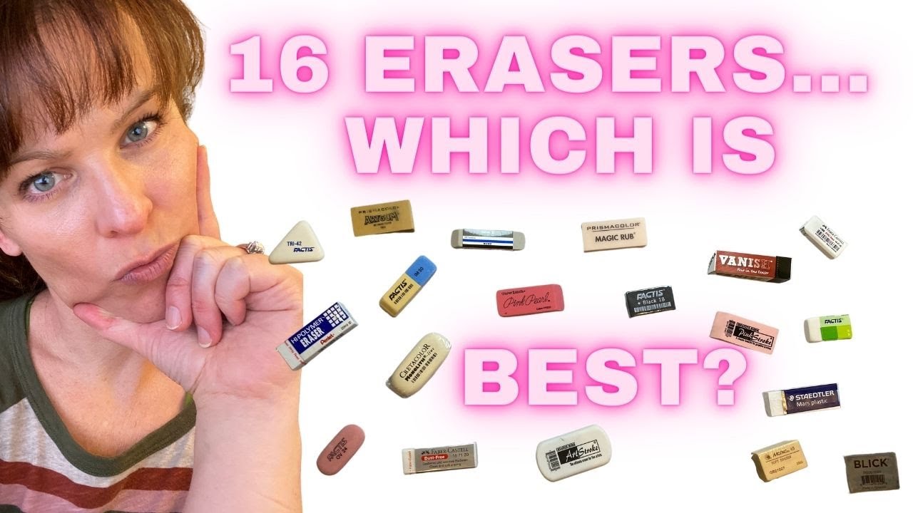 I'M SHOCKED- COMPARING DIFFERENT ERASERS :Faber-Castell