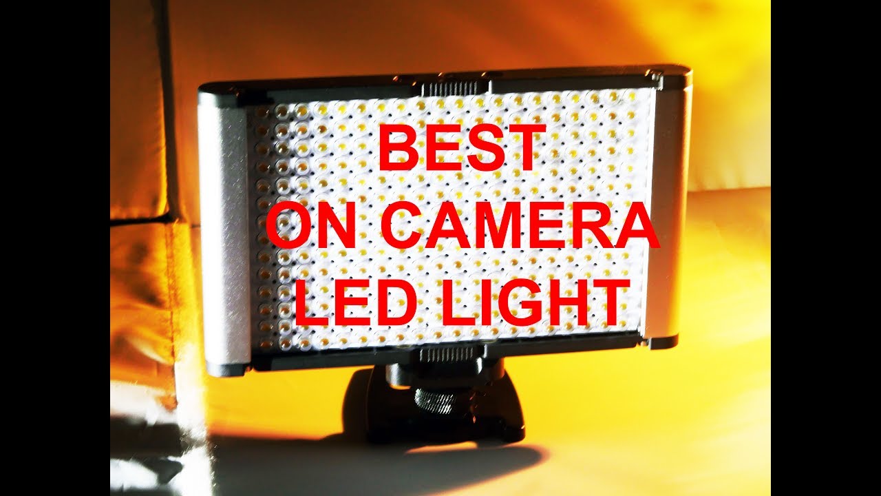 I found the best Pro On Camera Led Light ! YouTube