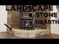 Wood Stove Install - Hearth Made From Landscape Stones