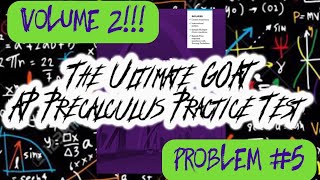 The Ultimate GOAT AP Precalculus Practice Test Volume 2: Problem #5 (Describing Exponential Graphs)
