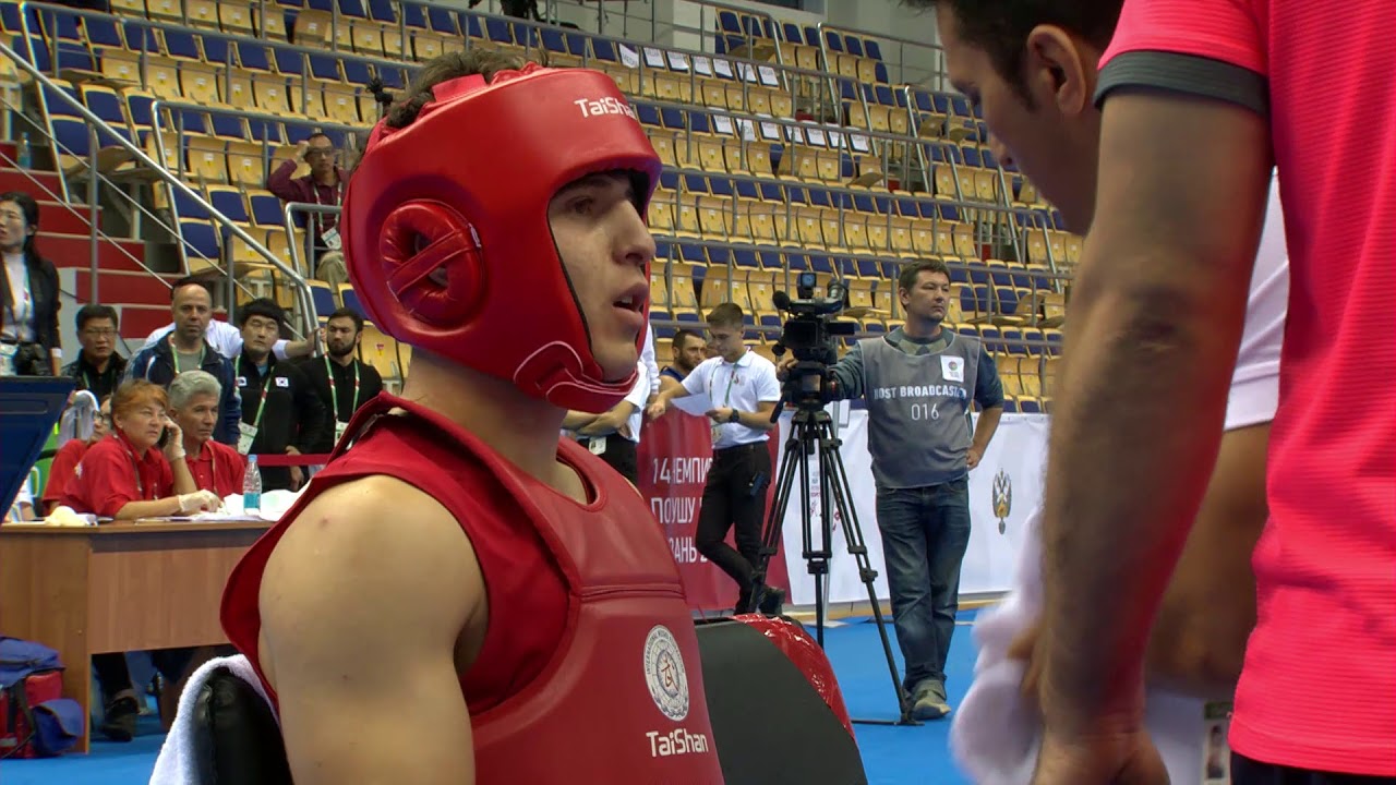 14th WWC - Men's Sanda 75kg Final - Yousef SABRIABIBEGLOO (IRI) vs Fi Long CAI (MAC)