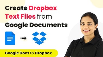 How to Create Text Files in Dropbox for Each New Google Document - Google Docs to Dropbox