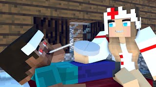 The minecraft life of Steve and Steve : Alex Doctor - Minecraft animation