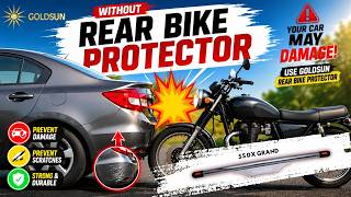Rear Bike Protector – The Ultimate Car Safety Shield for City Traffic#caraccessories #rearbumper