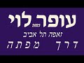 עופר לוי זאפה ת א דרך מפתה עופר לוי זאפה ת א דרך מפתה