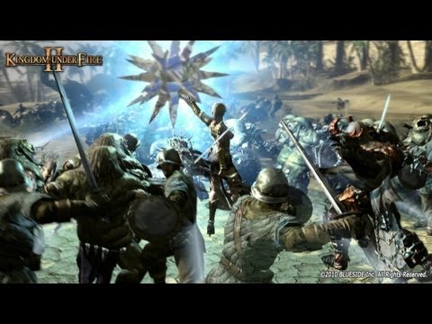 [블루사이드] 킹덤언더파이어2(Kingdom Under Fire II) 강철 평원 플레이 영상