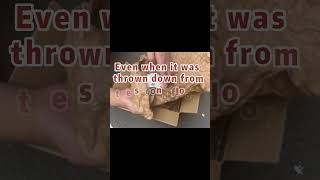 Paper bubble packaging wrapping protection test