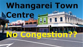 Whangarei Town Centre on Beach Day!   4K