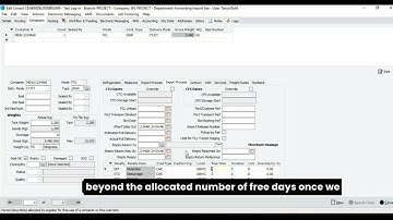 How to Autorate the Detention Damage using Cargowise?