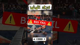 When Things Go Very Wrong in WWE2K26 🥊 #wwe2k26 #wwe #wwefan #gamingfails #gamersclub #gamersreview
