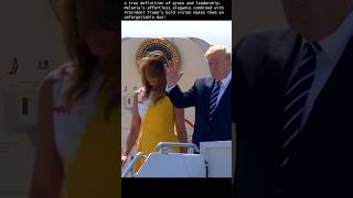 Melania Trump's effortless elegance and President Trump's bold vision make them unforgettable ✨❤️