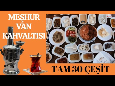 TAM 30 ÇEŞİT MEŞHUR VAN KAHVALTISINI SİZLER İÇİN DENEDİK !!! Van Yöresel Lezzetleri Kahvaltı Kültürü