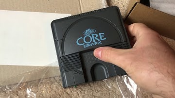 PC ENGINE CORE GRAFX MINI Unboxing and setup