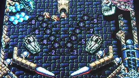 Game Play Devil Crash PC Engine